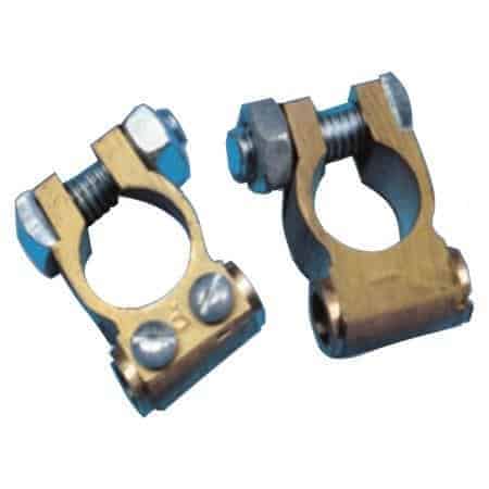 Powerpart Brass Battery Clamp Set (Pack of 2)