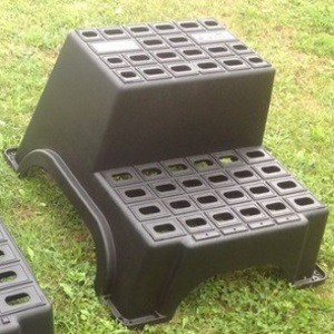 Milenco Plastic Double Tread Step | Downtide Caravans