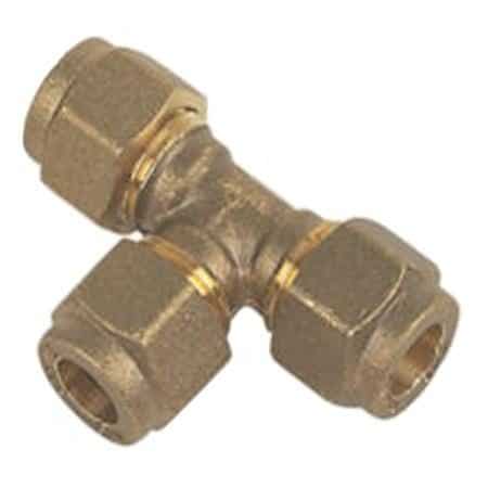 8mm Copper Gas Pipe T-Piece