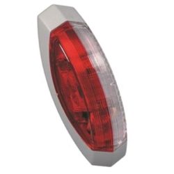 Hella 883 Side Marker Lamp Light Red/Clear 